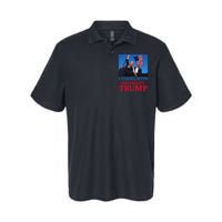 I Stand With Trump Strong Support Softstyle Adult Sport Polo