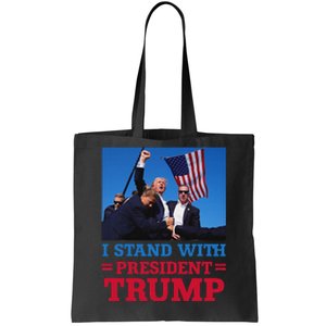 I Stand With Trump Strong Support Tote Bag