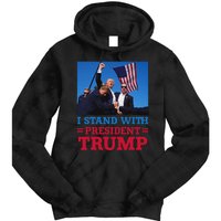 I Stand With Trump Strong Support Tie Dye Hoodie