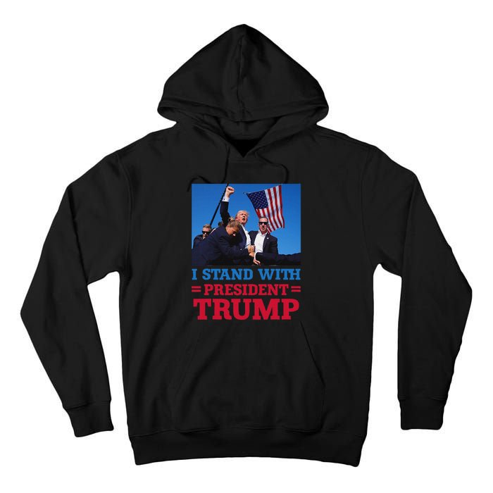 I Stand With Trump Strong Support Tall Hoodie