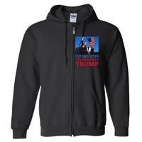 I Stand With Trump Strong Support Full Zip Hoodie