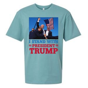 I Stand With Trump Strong Support Sueded Cloud Jersey T-Shirt