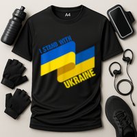 I Stand With Ukraine Support Performance Shirt