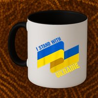 I Stand With Ukraine Support Mug