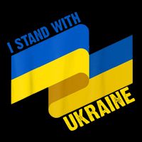 I Stand With Ukraine Support Flatbill Hat