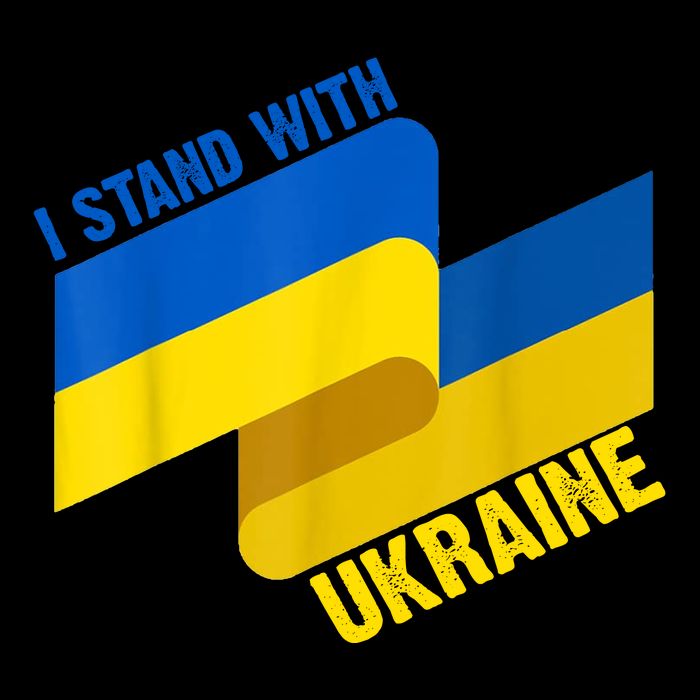 I Stand With Ukraine Support Flatbill Hat
