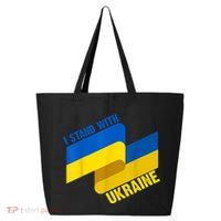 I Stand With Ukraine Support 25L Jumbo Tote