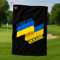 I Stand With Ukraine Support Golf Towel