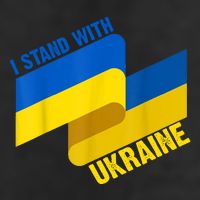 I Stand With Ukraine Support Microfiber Hand Towel