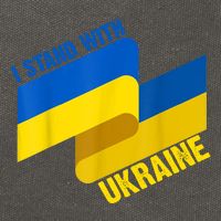 I Stand With Ukraine Support Cotton Canvas Backpack