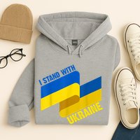 I Stand With Ukraine Support Hoodie