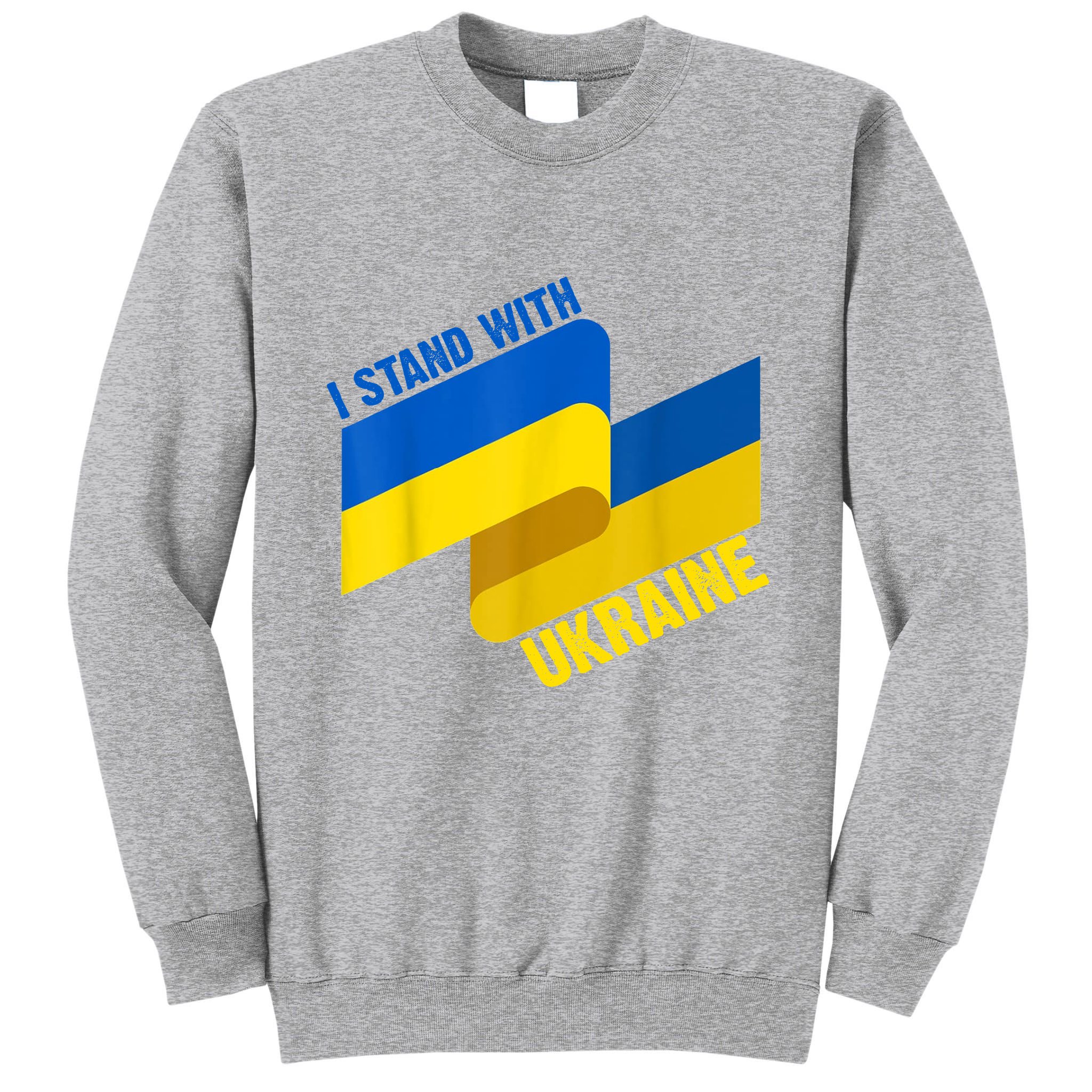 I Stand With Ukraine Support Tall Sweatshirt