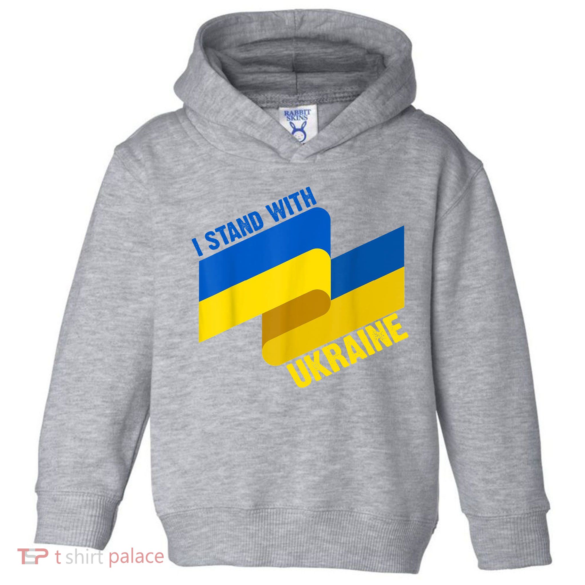 I Stand With Ukraine Support Toddler Hoodie