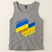 I Stand With Ukraine Support Tank Top