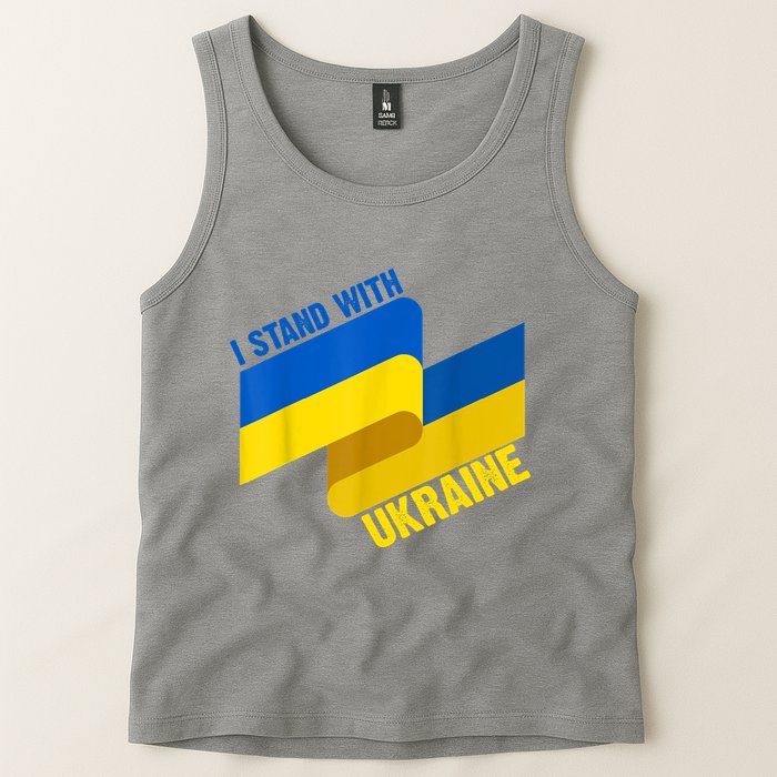 I Stand With Ukraine Support Tank Top