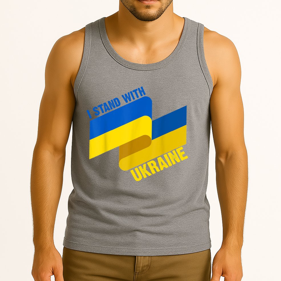 I Stand With Ukraine Support Tank Top
