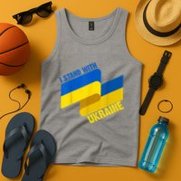I Stand With Ukraine Support Tank Top