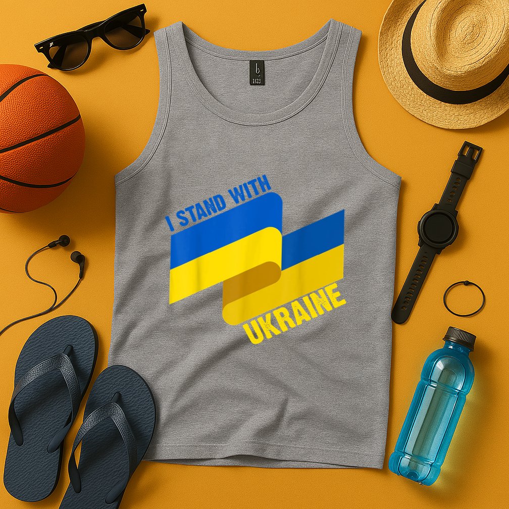 I Stand With Ukraine Support Tank Top