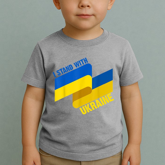I Stand With Ukraine Support Toddler T-Shirt