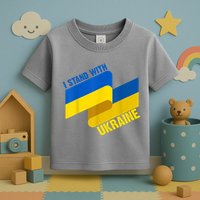 I Stand With Ukraine Support Toddler T-Shirt