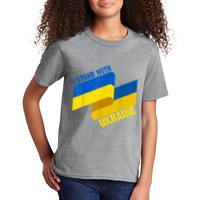 I Stand With Ukraine Support Kids T-Shirt