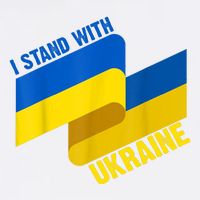 I Stand With Ukraine Support Garment-Dyed Sweatshirt