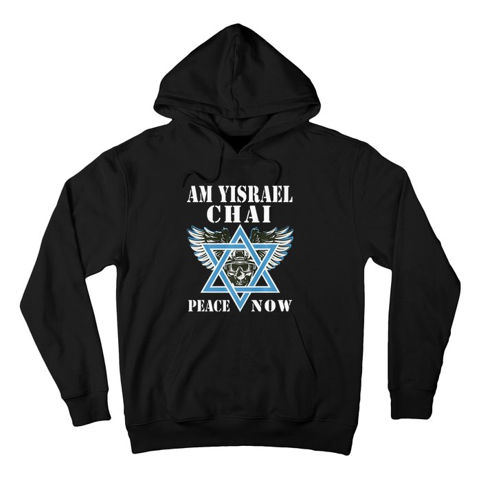 I Stand With Israel Am Yisrael Chai Peace Now  Hoodie