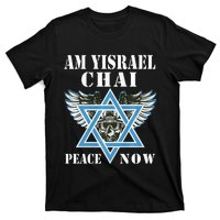 I Stand With Israel Am Yisrael Chai Peace Now  T-Shirt