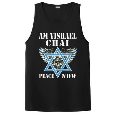 I Stand With Israel Am Yisrael Chai Peace Now  PosiCharge Competitor Tank