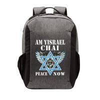 I Stand With Israel Am Yisrael Chai Peace Now  Vector Backpack