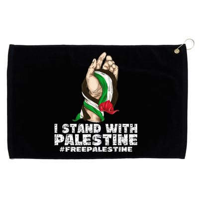 I Stand With Palestine For Their Freedom Free Palestine Grommeted Golf Towel