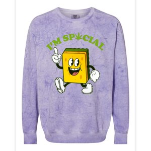 Im Special Weed Sponge Colorblast Crewneck Sweatshirt