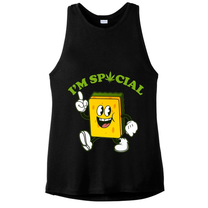 Im Special Weed Sponge Ladies PosiCharge Tri-Blend Wicking Tank