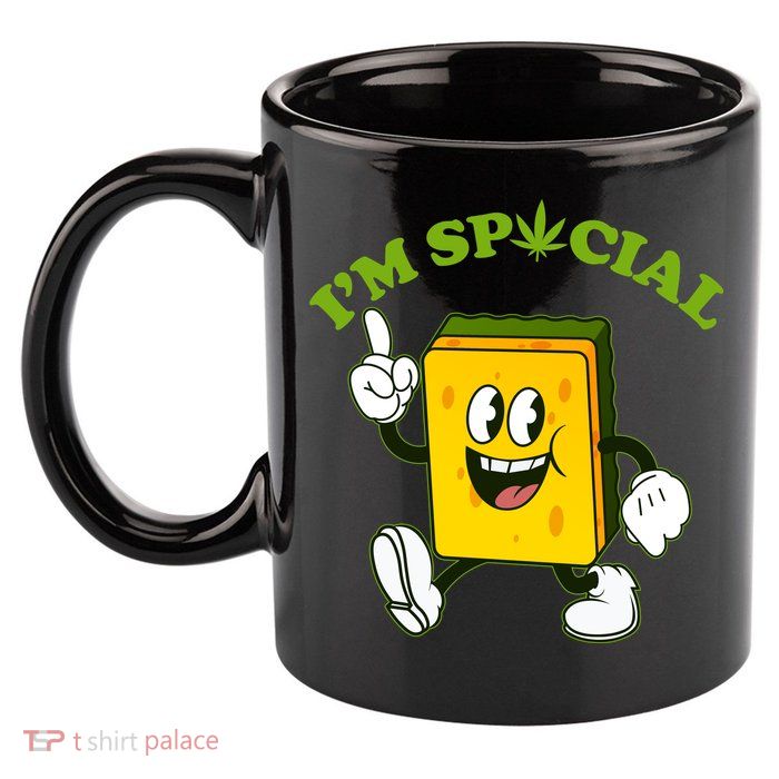 Im Special Weed Sponge 11oz C Handle Ceramic Mug