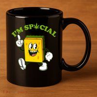 Im Special Weed Sponge 11oz C Handle Ceramic Mug