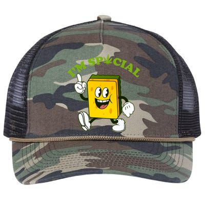 Im Special Weed Sponge Retro Rope Trucker Hat Cap