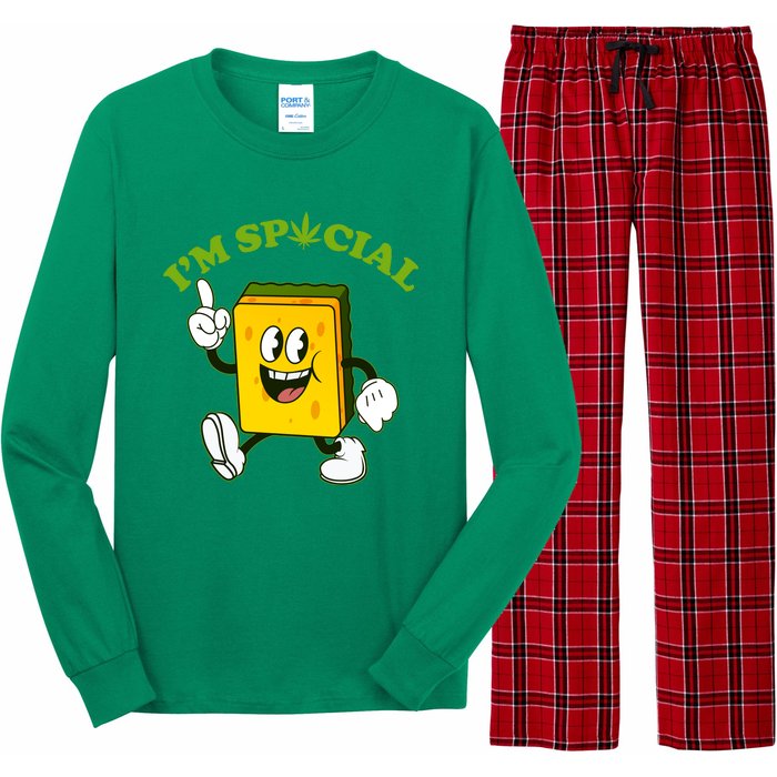 Im Special Weed Sponge Long Sleeve Pajama Set