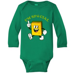 Im Special Weed Sponge Baby Long Sleeve Bodysuit