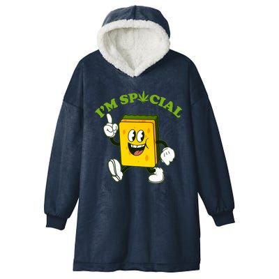 Im Special Weed Sponge Hooded Wearable Blanket