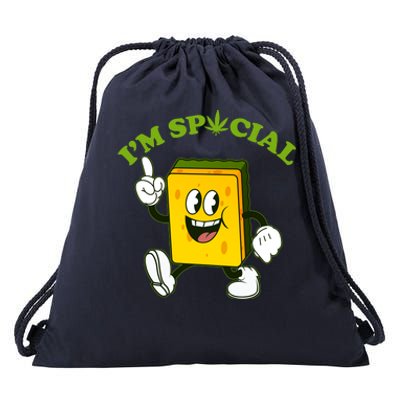 Im Special Weed Sponge Drawstring Bag