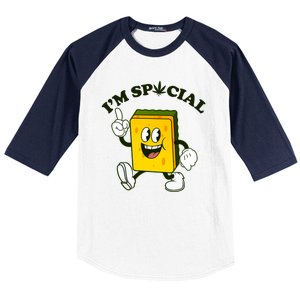 Im Special Weed Sponge Baseball Sleeve Shirt