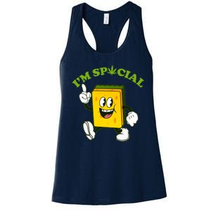 Im Special Weed Sponge Women's Racerback Tank