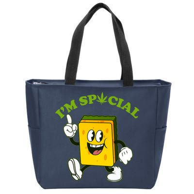 Im Special Weed Sponge Zip Tote Bag