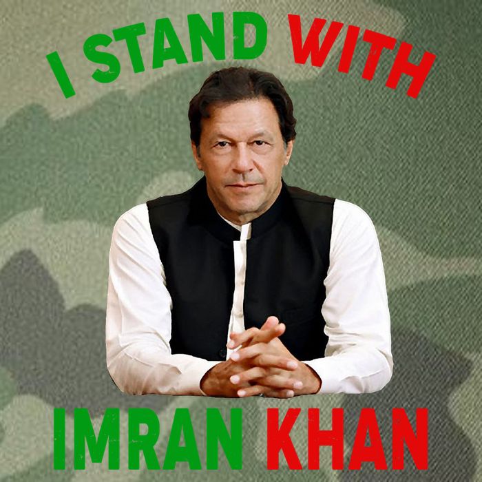 I Stand With Imran Khan Legacy Tie Dye Trucker Hat