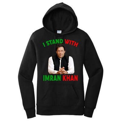 I Stand With Imran Khan Women's Pullover Hoodie