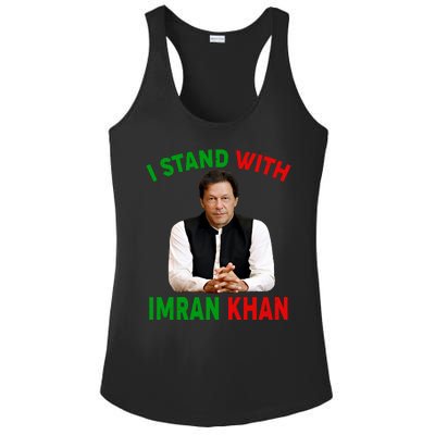 I Stand With Imran Khan Ladies PosiCharge Competitor Racerback Tank