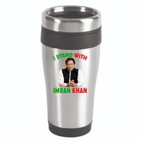 I Stand With Imran Khan 16oz Travel Tumbler