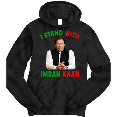 I Stand With Imran Khan Tie Dye Hoodie