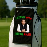 I Stand With Imran Khan Golf Towel