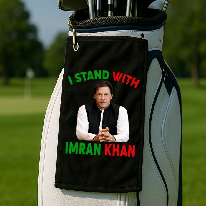 I Stand With Imran Khan Golf Towel